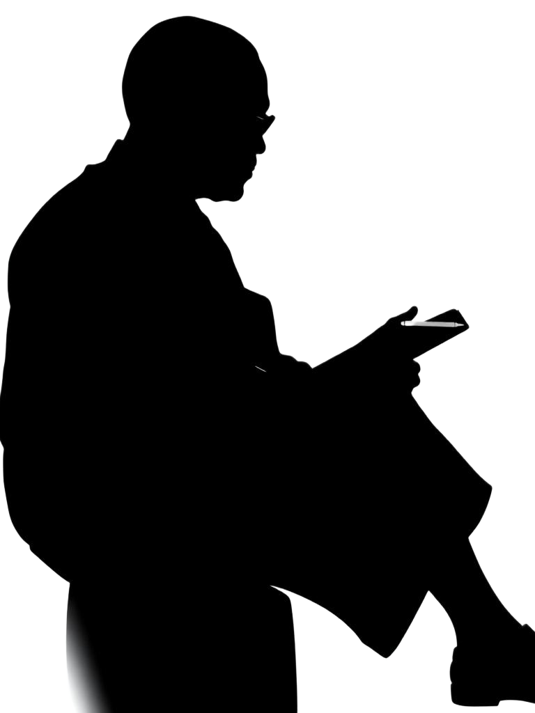Silhouette of Elder John